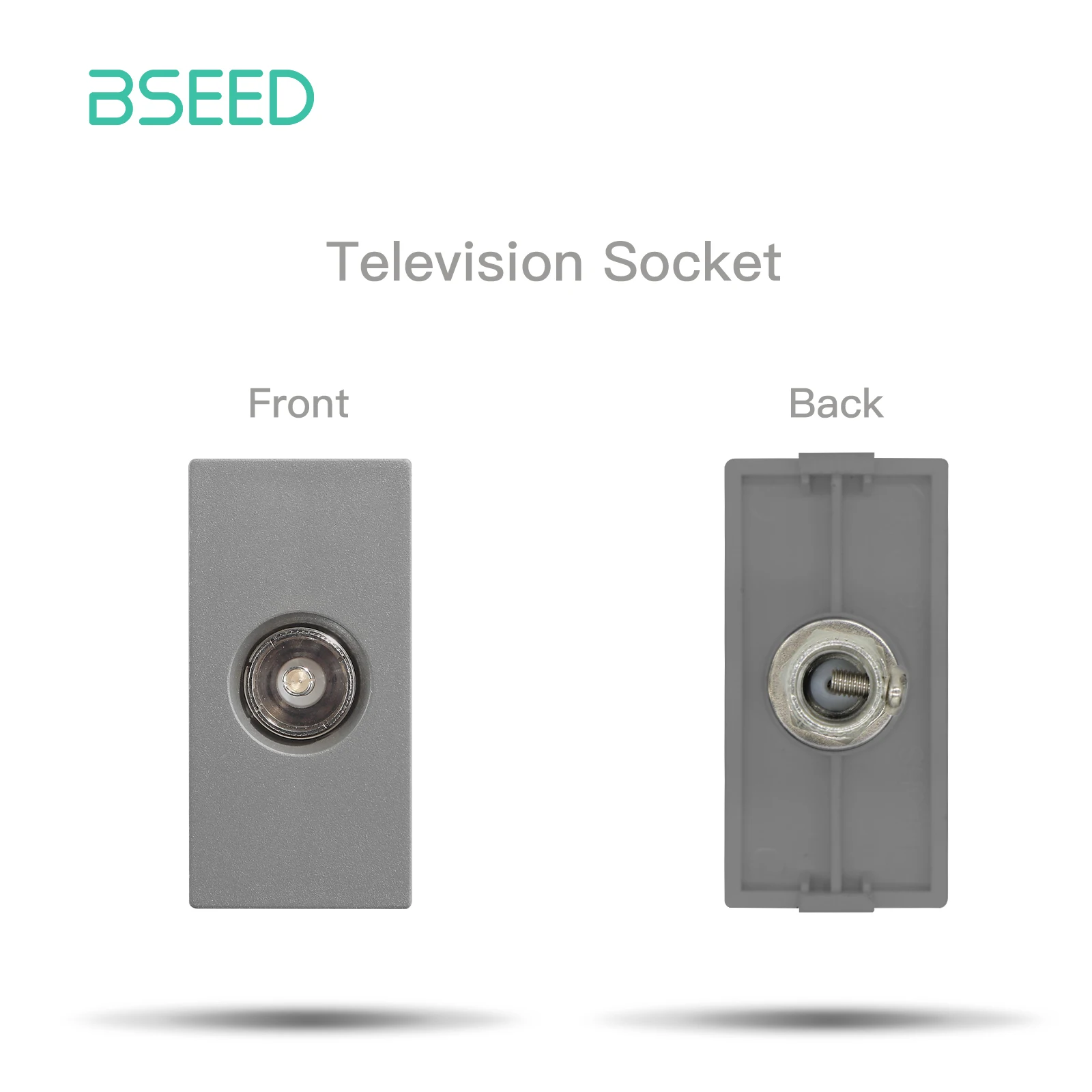 BSEED Stopcontact Internet Cat6 Onderdelen Kunststof frame USB Type-C Oplaadpoort TV HDMI-interface DIY Functie Onderdeel Gratis combinatie