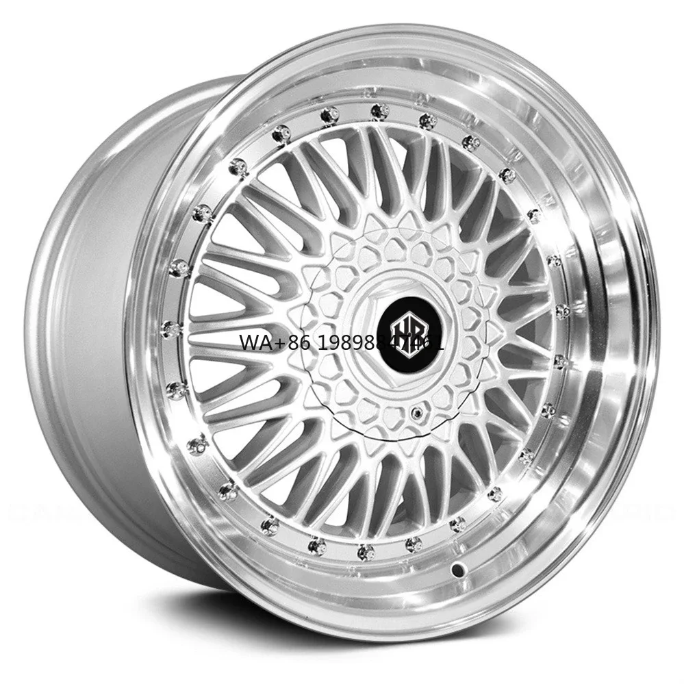 

RS Design 15 Inch Golf Classic Wheels Low Pressure Casting Aluminum Alloy Disk Multi-Spoke Rim 20mm 30mm 40mm Spacing 100mm PCD