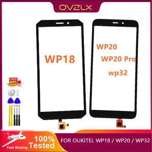 Bilashmart Original BackShell Touch Screen Digitizer Assembly Oukitel WP20 wp20pro and WP18 wp32 Phone Glass Panel Sensor Replacement Parts