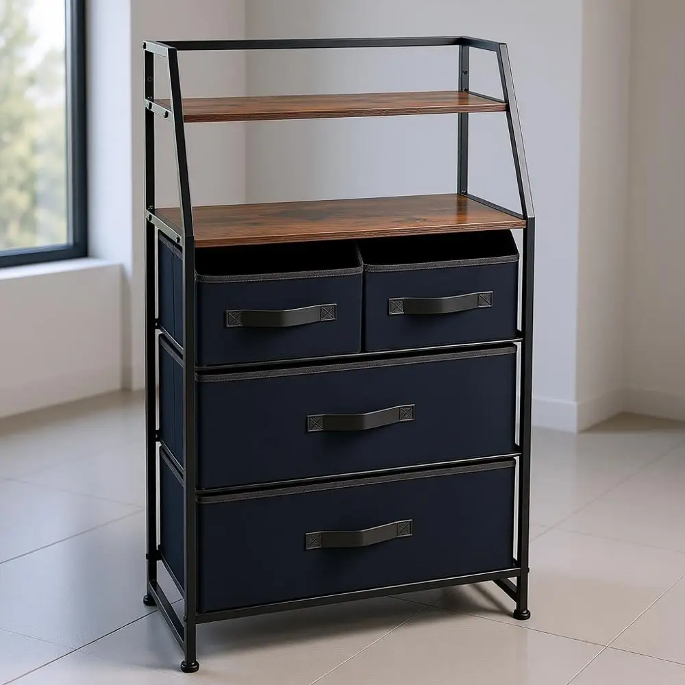 

Двухуровневая тканевая система хранения для гостиной, спальни и прихожей