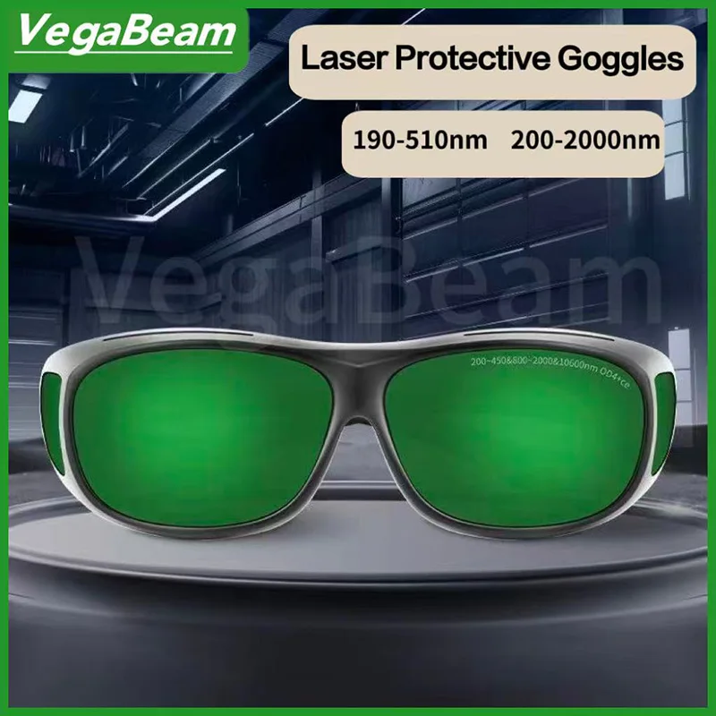 Laser Protective Goggles 190nm-2000nm, IPL Safety Goggles Box-Packed, 190-510nm Eye Protection Goggles, Beauty Protection CE App