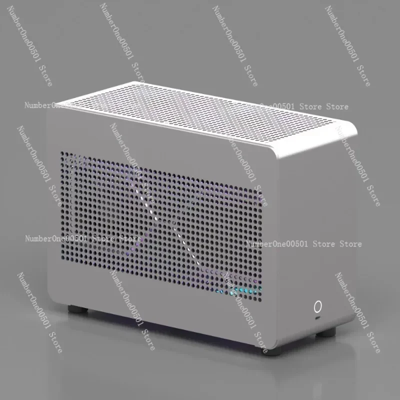 G1-Pro Aluminum A4 ITX Case SFX PSU 240mm Water Cooling Support Transparent Side Panel Mini PC Build