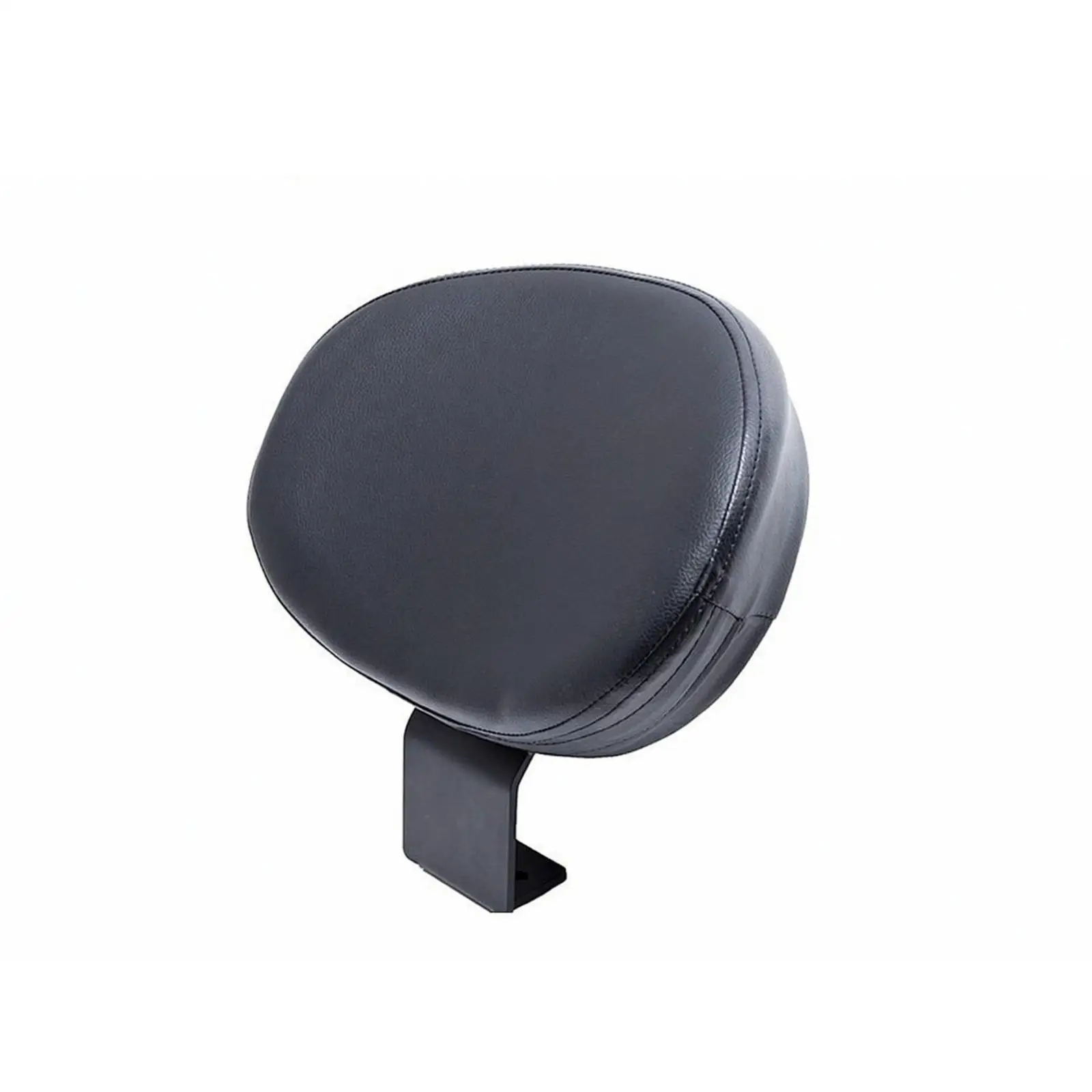 Supportive Motorcycle Driver Backrest for Japanese Cruiser Models with Metal Bracket and Stitched Border