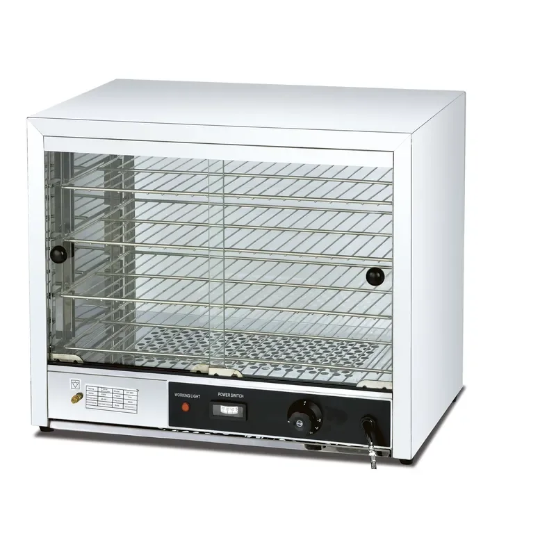 110L Electric Display Cabinet 30-85C Temperature Control Rectangular Design Energy Saving Auto Power Off Safety Protection