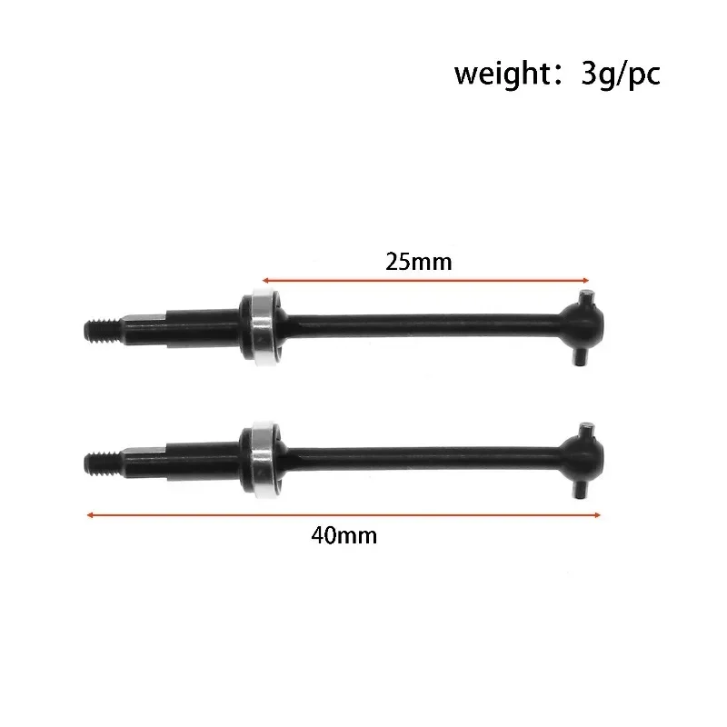 

45# Steel Drive Shaft CVD Driveshaft for Kyosho Miniz Buggy 1/24 RC Car Upgrade Parts Accessories