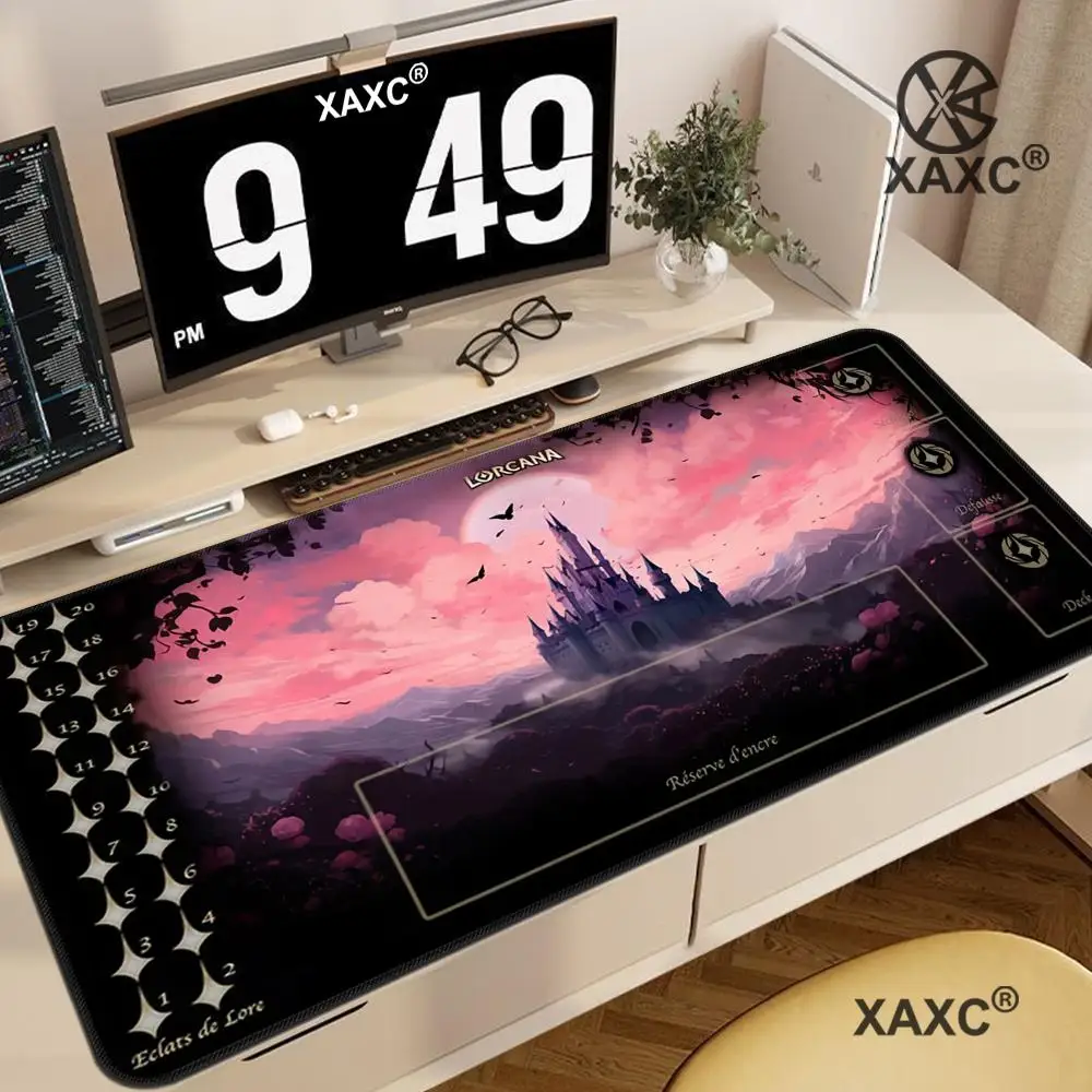 Large Mouse Pad C-Chinese L-Lorcanas Gaming Mouse Pad large keyboard mouse desk pad non-slip rubber gaming mouse pad laptop