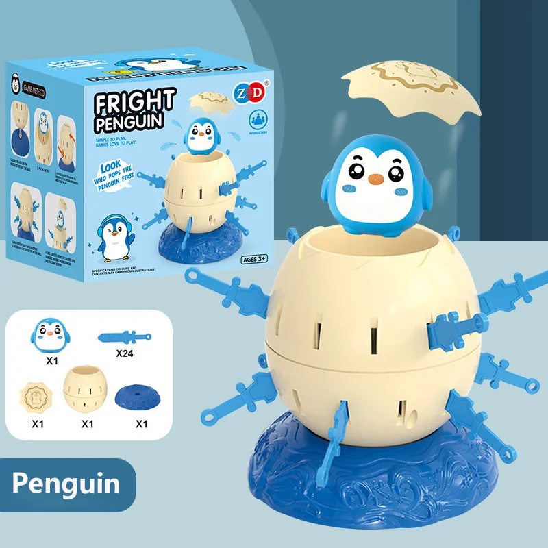 Mini Penguin Frog chick Novelty Toys for Holiday Party Children's Educational Thinking Training Pirate Barrels Interactive Toys