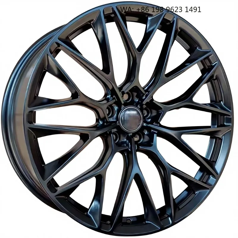 High end customized wheel hub Multiple  Inch deep concave forged alloy rims, 5x3 PCD gold polished finish, single piece sporty