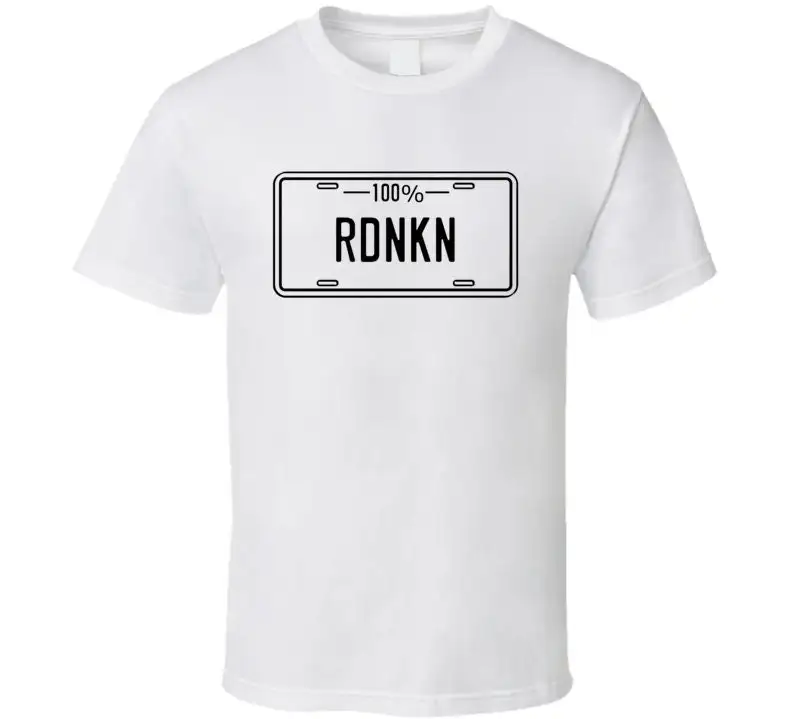 

Rdnkn License Plate Cool Rednecken T Shirt