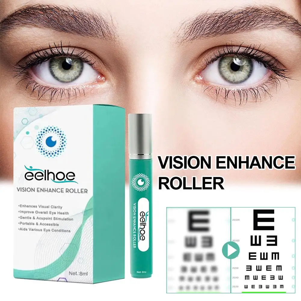 8ml Quickly Restore Vision Treatment Eye Care Patch Vision Enhance Roller Improve Eye Relieve Help Sleeping Focus On Eye Health