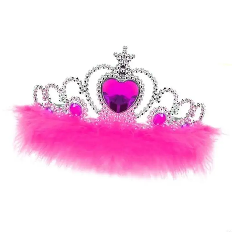 Gorgeous Cystal Flower Girl Headbands Prom Dress Up for Stage Shows Princess 
