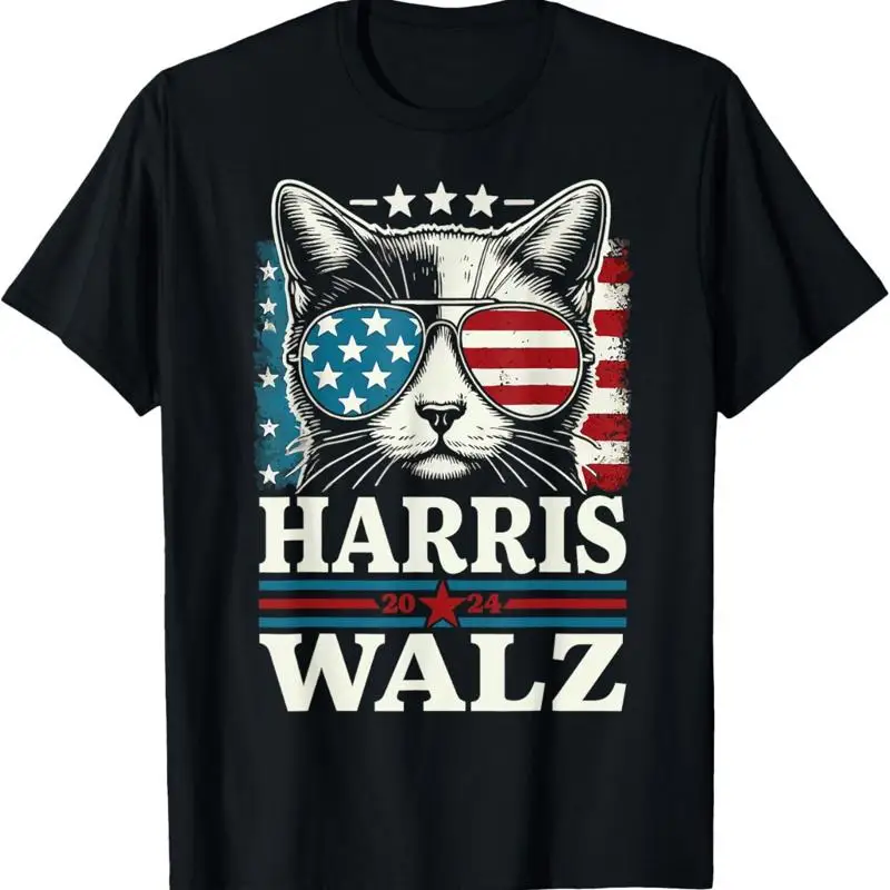 

Childless Cat Ladies For Kamala Harris Waltz Lady Funny T Shirt