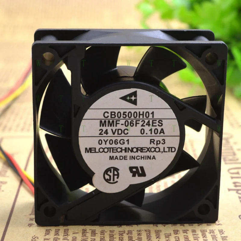 

Вентилятор H 1 шт. MELCO CB0500H01 MMF-06F24ES-RP3 DC 24 В 0,10 А 3-контактный 6025 Вентилятор 6 см