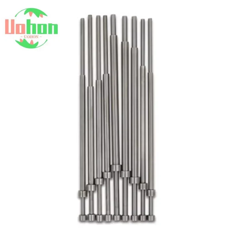 

65Mn Internal Diameter 3.5mm Injector Mold Ejector Pins And Sleeve Connector Mould Parts For Plastic Injection Mold And Dies