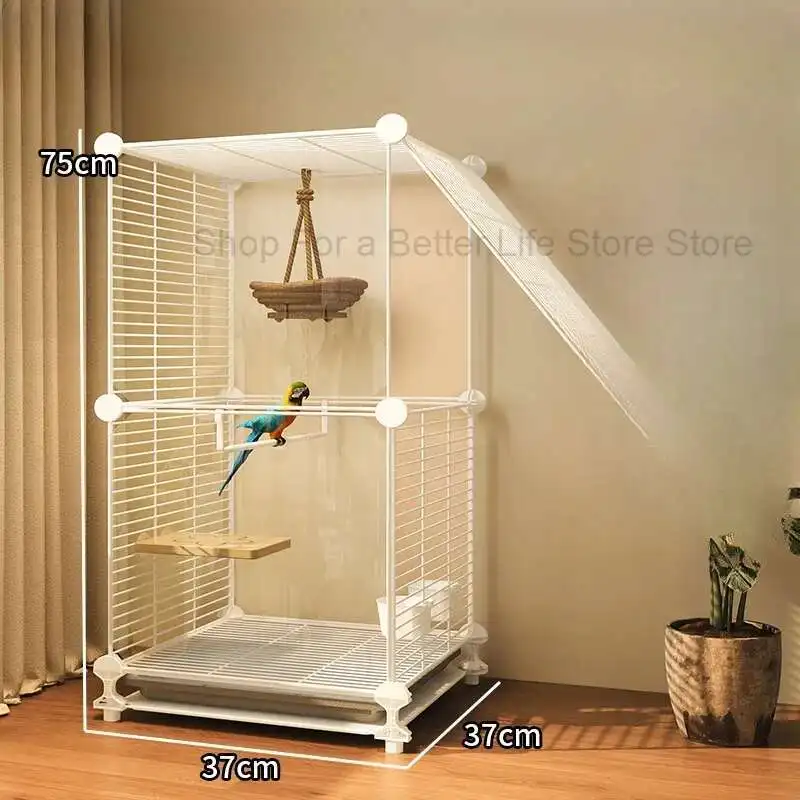 

Large Guinea Pig Bird Cage Hamster Hut Accessories Ferret Breeding Bird Cage Carrier Oiseaux Accessoires Pet Products RR50BC