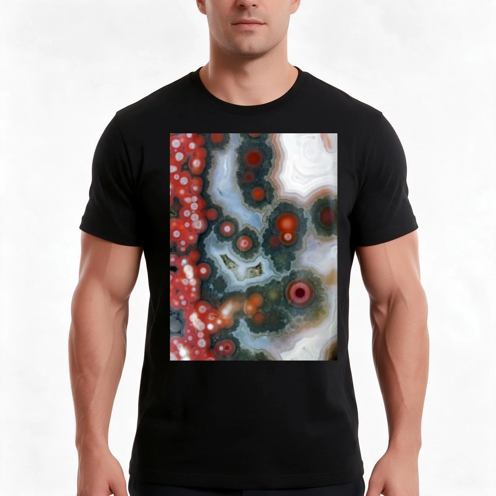 Ocean Jasper detail Men T Shirt t shirt for man