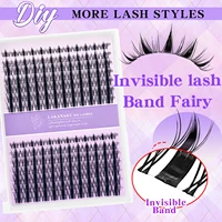 Pestañas de Manga con puntas, pestañas de anime en racimo, efecto ojo de muñeca, ligeras y esponjosas, fácil aplicación para principiantes, pestañas con puntas