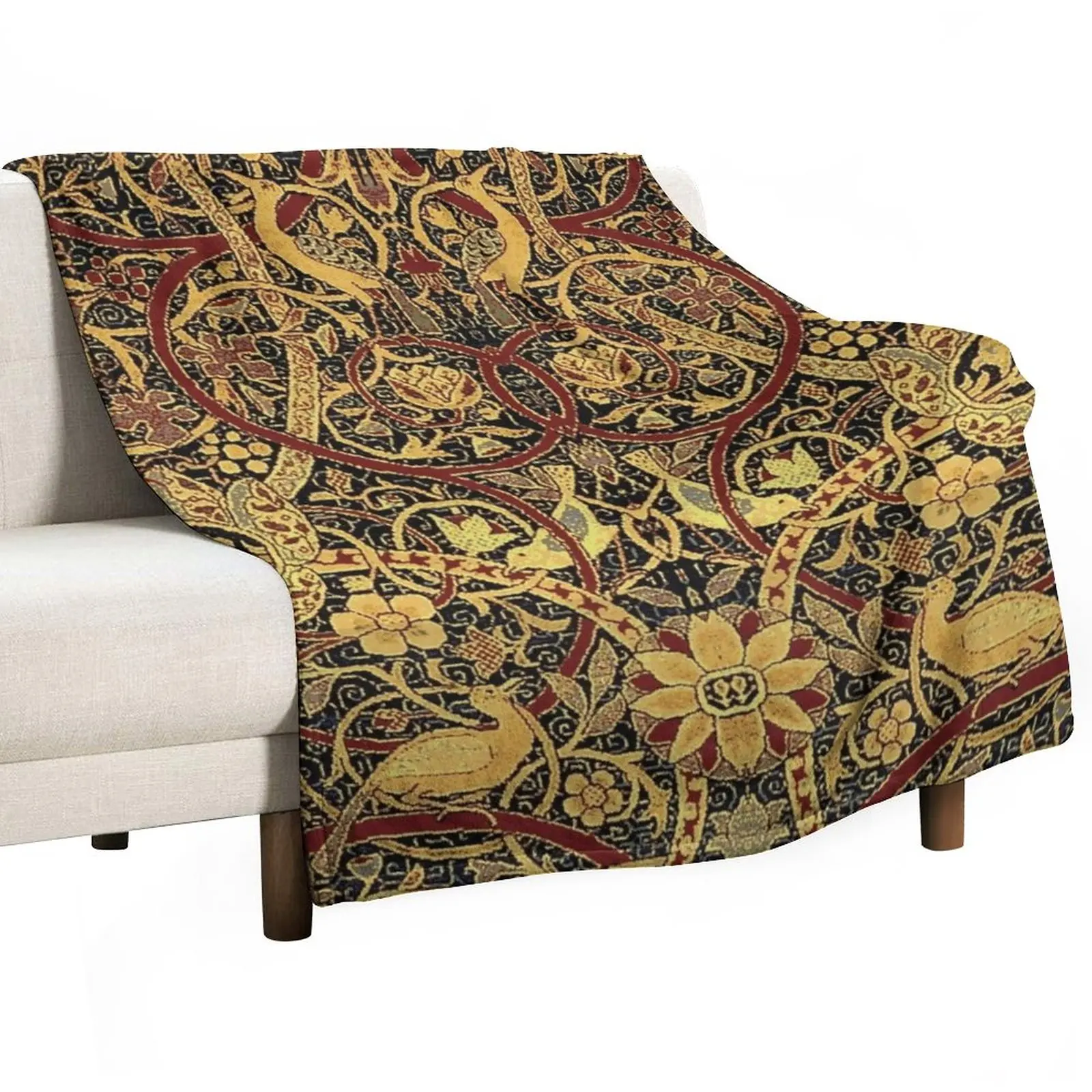 

William Morris Bullerswood Vintage Floral Pattern Throw Blanket Thermal Blanket Bed Fashionable Blanket Soft Blanket