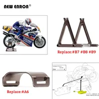 CNC Alloy Rear Wheel Holder #B7 #B8 #B9 / Battery Holder #A6 Upgrade Parts For RC Motorbike 1/8 Kyosho Motorcycle  Honda NSR500