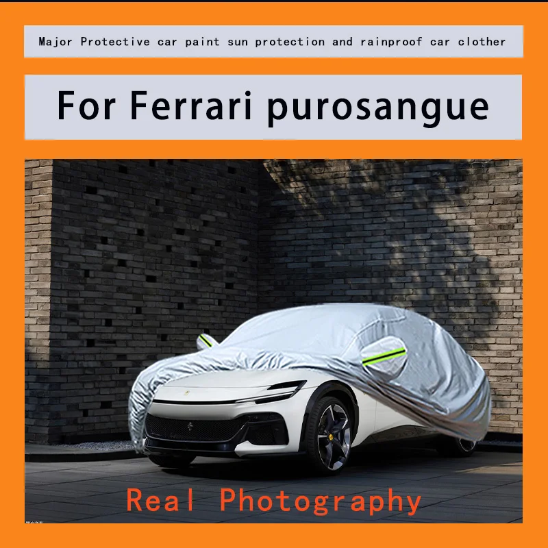 

Suitable for Ferrari Purosangue car covers, waterproof, snow resistant, dustproof, cold resistant, and UV resistant car covers