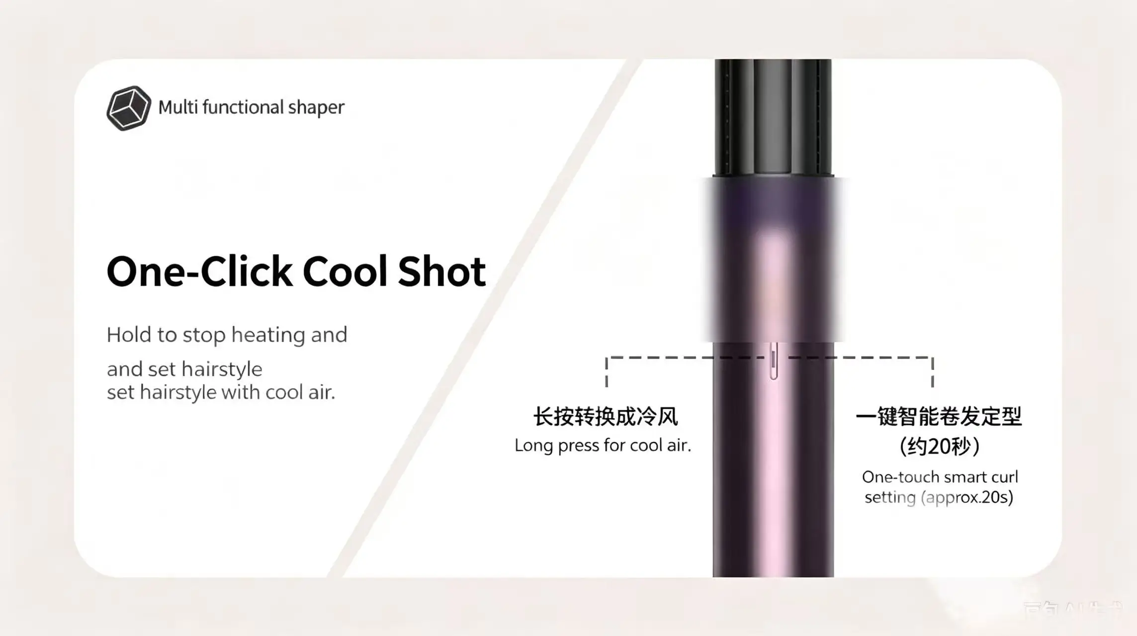 SenCiciMen X9 Multi Hair Styler Curling Iron Hot Air Brush Curling Barrel Hair Dryer Salon Professional Curly Hair Styler