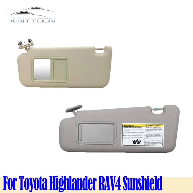 For Toyota Highlander RAV4  2006 07 08 09 10 11 12 13 Car Inner Sunvisor Sun Visor Antidazzle Sun Shade Sunshield with Mirror