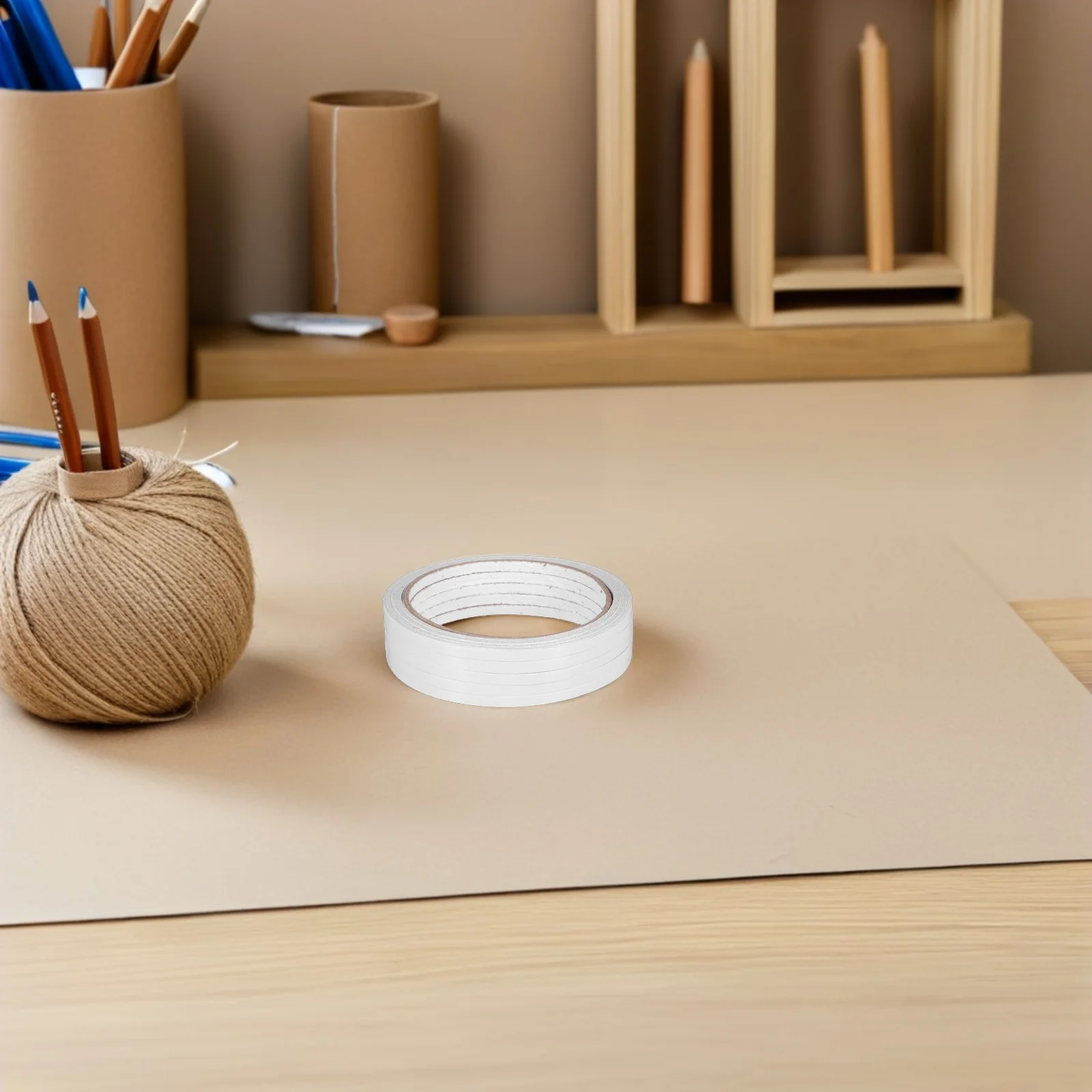 5 pezzi 1200x0,5 cm nastro biadesivo facile da usare taglio a strappo forte adesione creazione fotografia confezione regalo