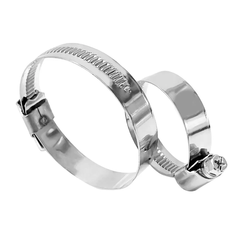 

Stainless Steel Turbo Intercooler Silicone Hose Coupler Clamps Universal 12mm-100mm T-Bolt Exhaust Clamp Kit