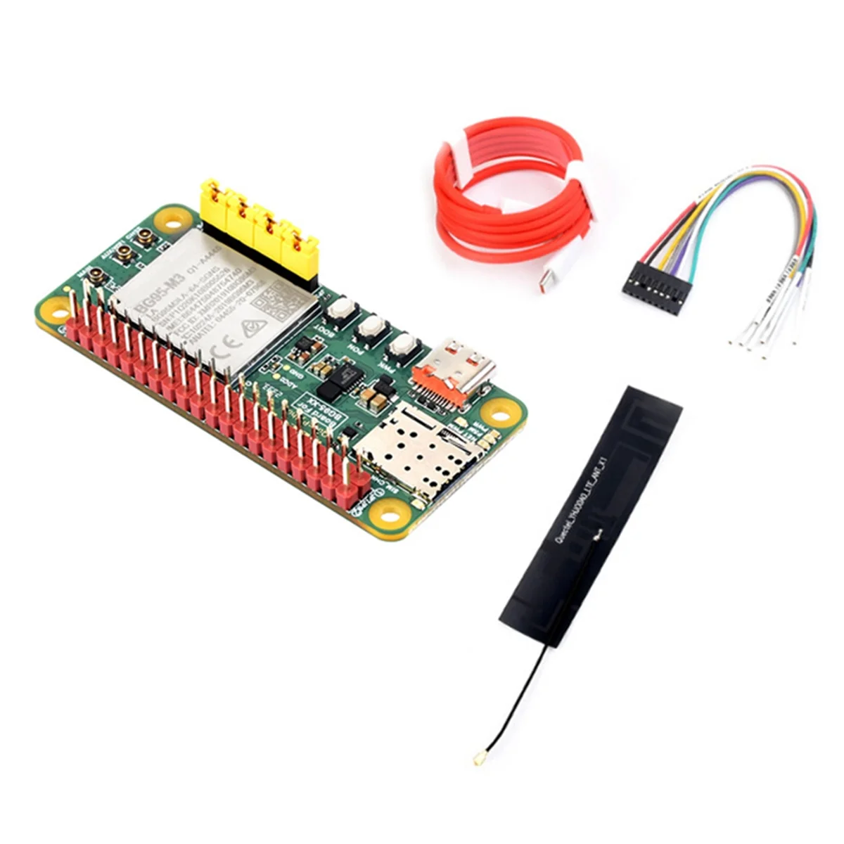 zero development board suporta lte egprs e gnss posicionamento iot quecpython g95 m3 01