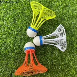 3Pcs/Pack Durable Colorful Luminous Shuttlecock Nylon Shuttlecock Ball Badminton Accessories