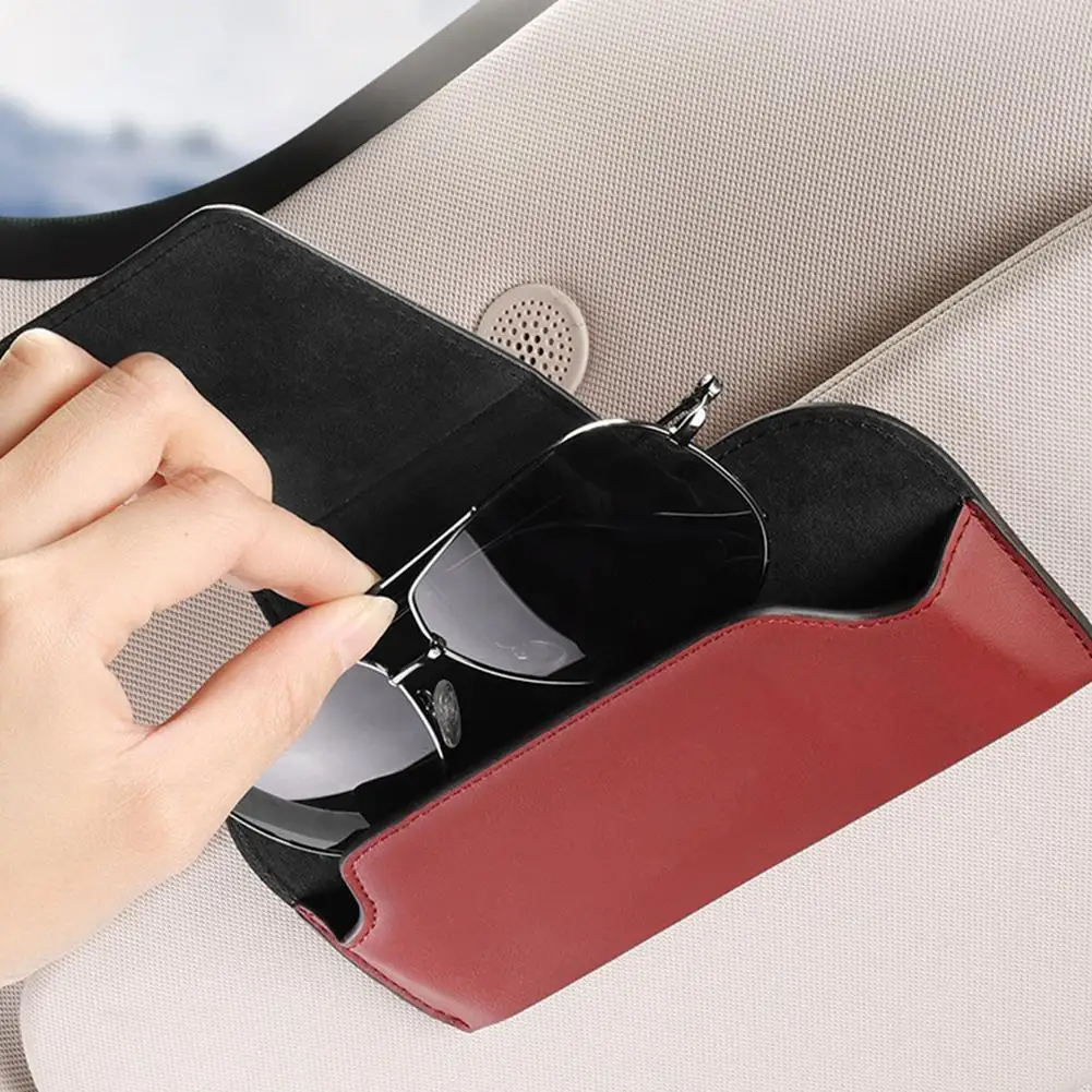 

Универсальный автомобильный держатель для солнцезащитных очков, магнитная застежка, автомобильный держатель для солнцезащитных очков с зажимом