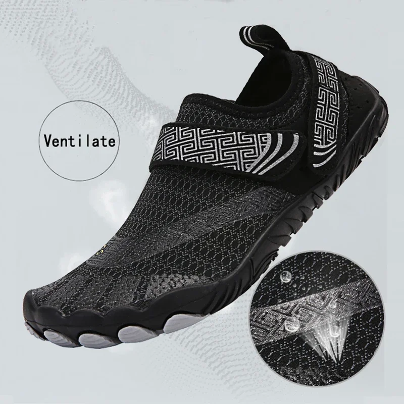 Summer Elastic Quick Dry Aqua Swimming Wate Shoes Unisex Beach Barefoot Slippers Men Women Wading Shoes Children Barefoot Shoes