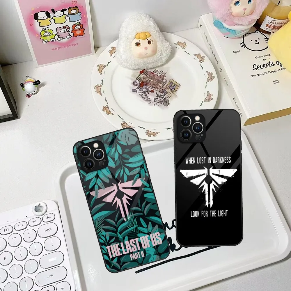 

T-The L-Last of Us Phone Case for Iphone 15 14 12 11 13 Pro Max Mini X 8 Xr Xs 7 Puls glass