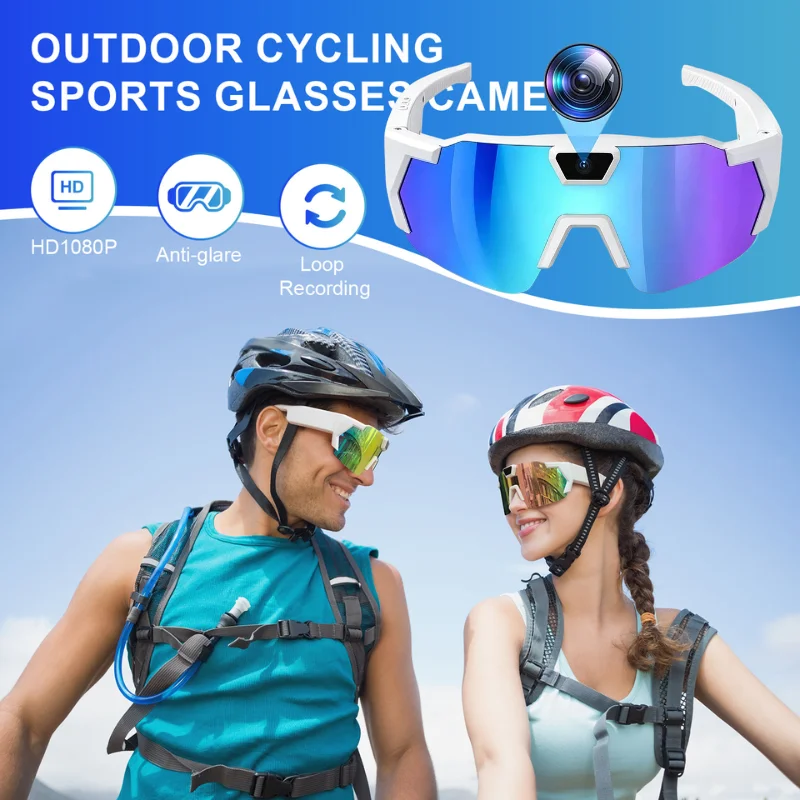 HD Camera Smart Sports Sunglasses Polarized UV Protection Wind Resistant Glasses For Cycling Driving Travel Eyewear gafas 안경