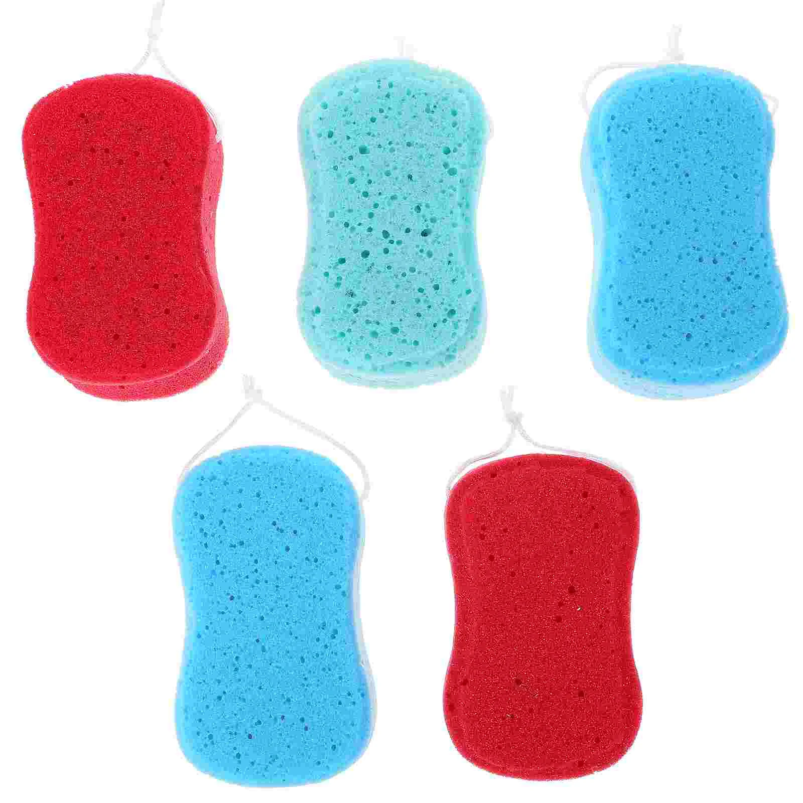 5 Pcs Eponge De Douche Bath Sponge Sponges Shower Bathing Supply Body Skin