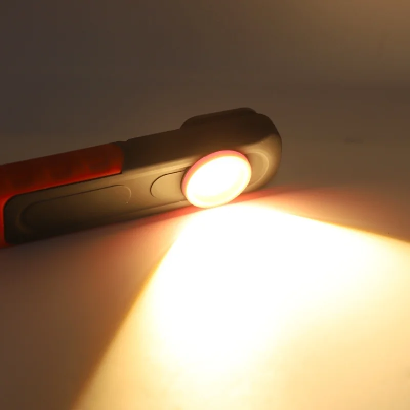 Lampada da lavoro a LED Lampada da lavoro ricaricabile a doppia temperatura di colore Lampada da lavoro a LED COB magnetica portatile senza fili per riparazioni auto