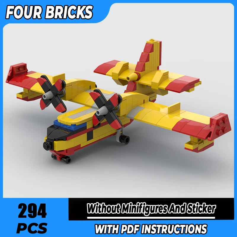 

Новые строительные блоки Moc CANADAIR CL-415 «Супер Scooper» Технология Модульные кирпичи Модель Подарки Рождественские игрушки Наборы «сделай сам» Сборка!