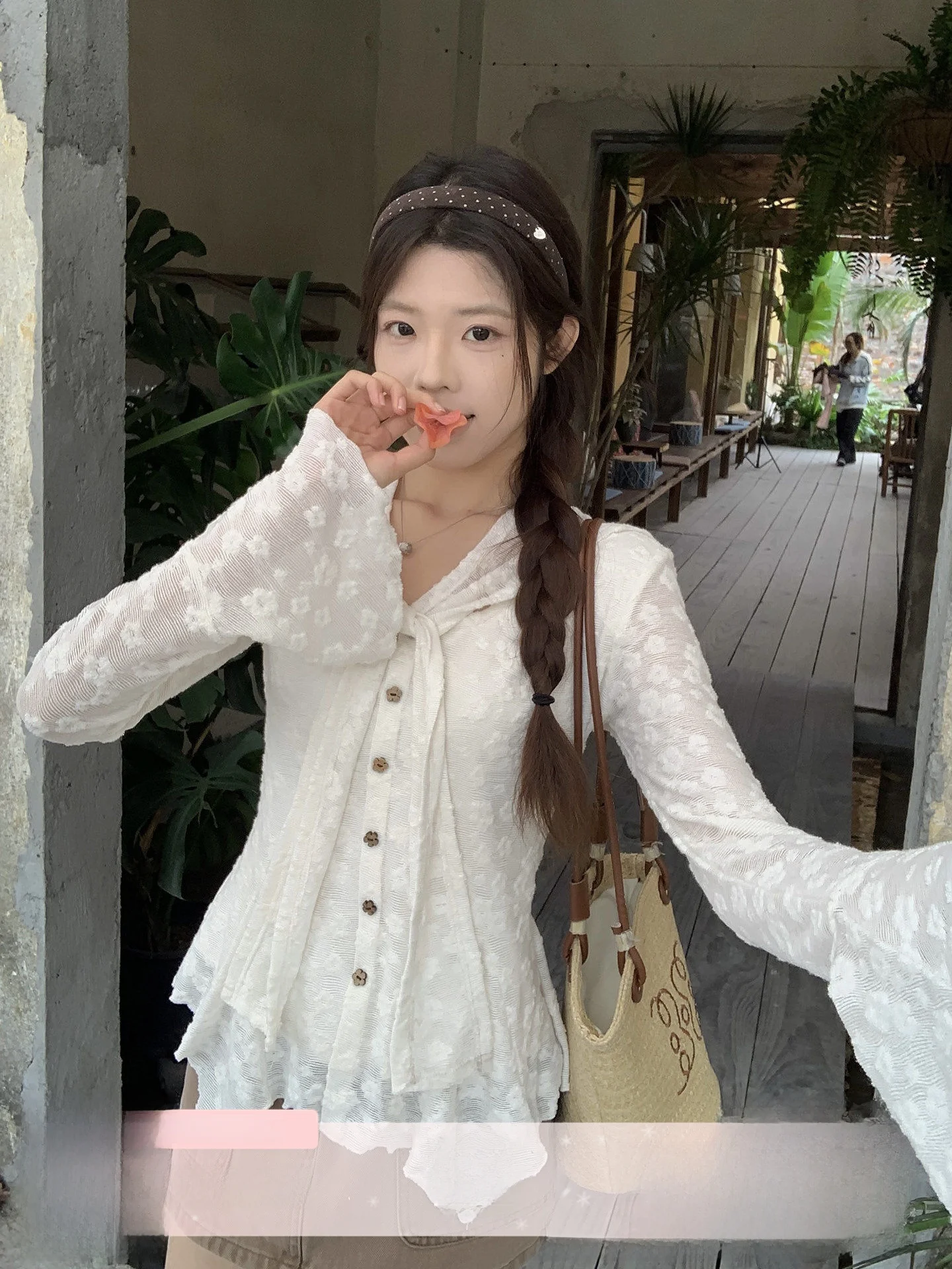 

Ele Heavy Embroidery oulder Design Women's irt Slim Fit Long Sve Casual Sle Polyester Fiber U77 Bell Sve Top