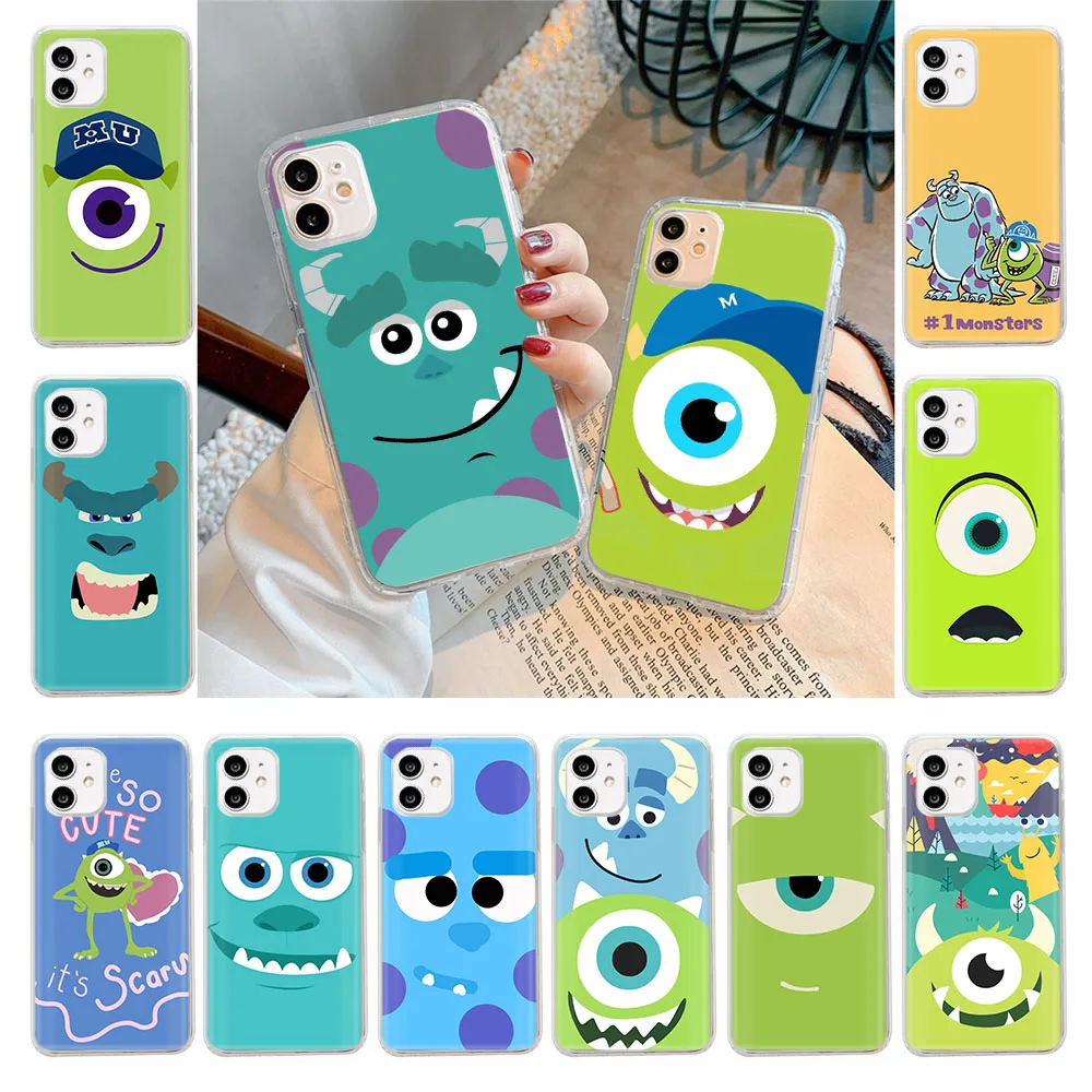 ZY20 Monsters Inc Clear Case for LG VELVET G8 ThinQ G8X K62 K42 K61 K52 K92 Q61 Q60 Q52 V40 V50 V60 THINQ5