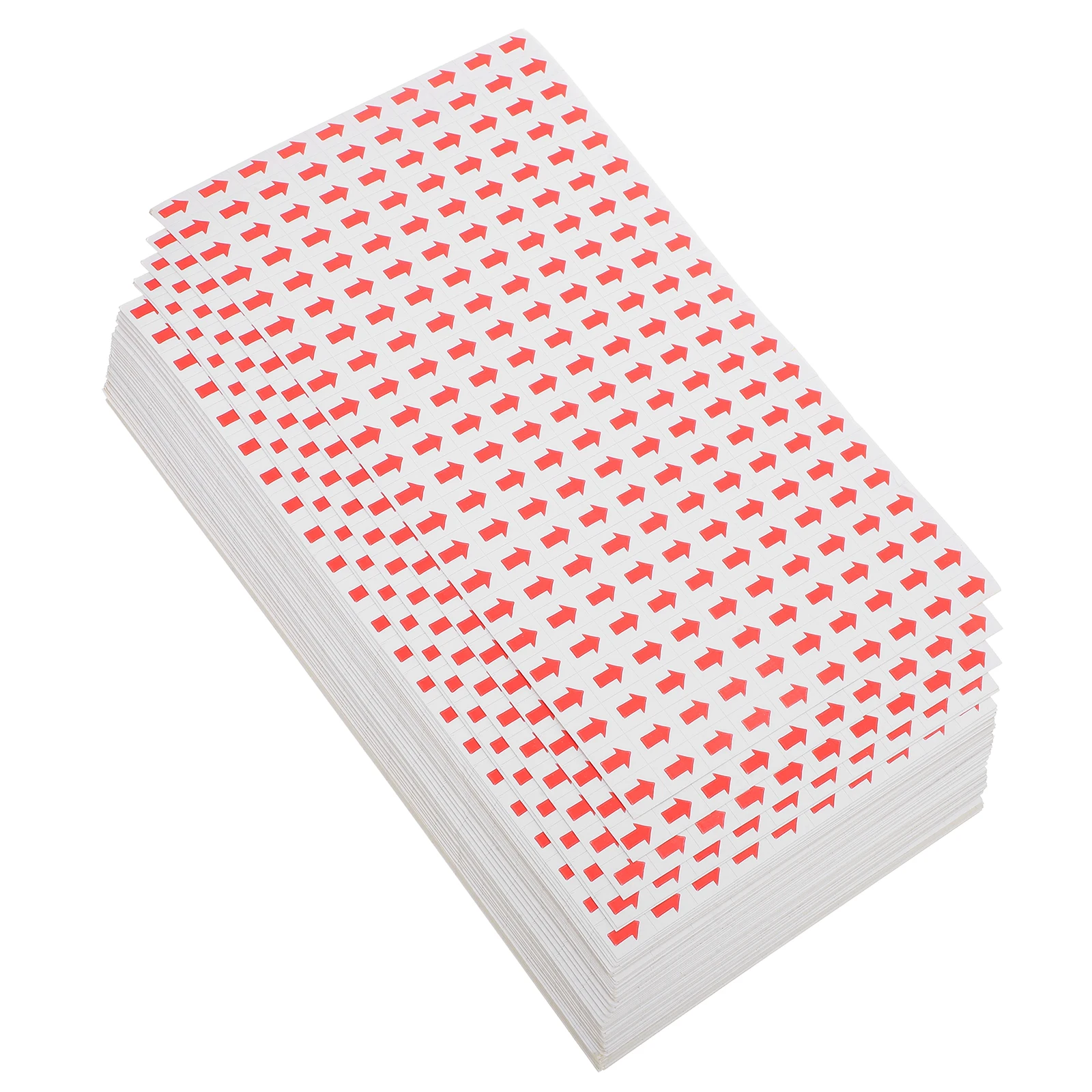 

80 pcs Red Arrow Stickers Self Adhesive Bright Color Easy Application High Visibility Direction Decals Label Stickers