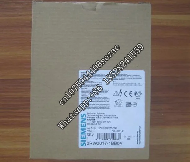 1PC New 3RW3017-1BB04 3RW30171BB04 In Box Free Ship #uxs By DHL