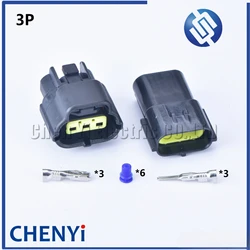 5 Sets 3 Pin Female Or Male Auto Waterproof Wire Connector Plug Car Sealed Truck Socket 174359-2 174357-2 For 1JZ-GTE 2JZ-GTE