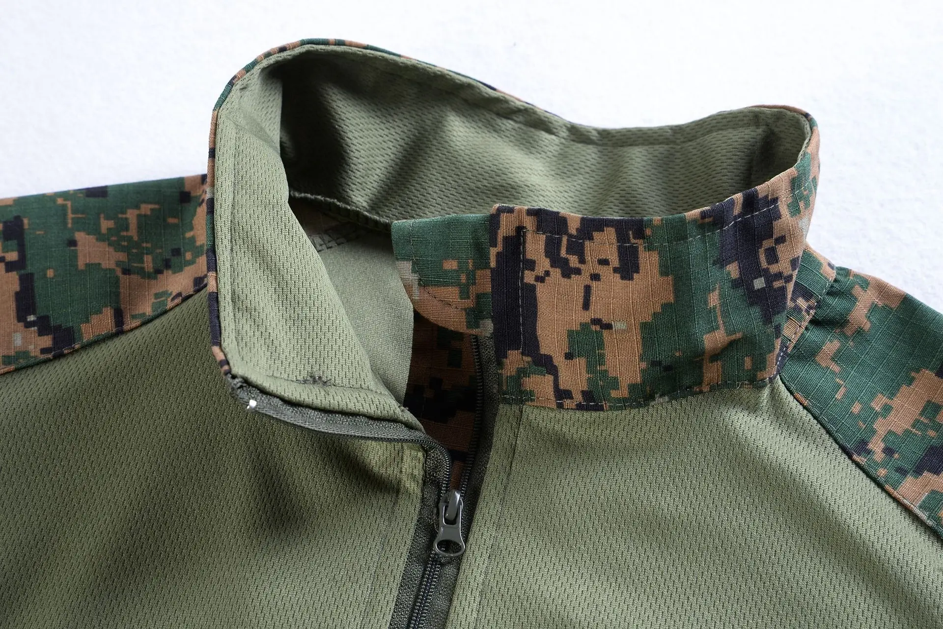 Camo Tactical Shirt Short Sleeve Quick Dry Combat T-Shirt Men's Camouflage Military Army T Shirt Outdoor Hunting Hiking Shirts