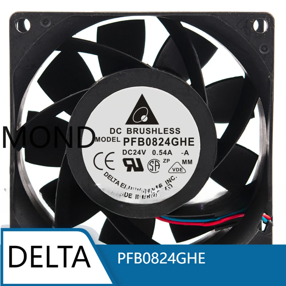 PFB0824GHE Delta 8038 24 V 0,54 A 8 cm Doppelkugel-Inverter-Lüfter