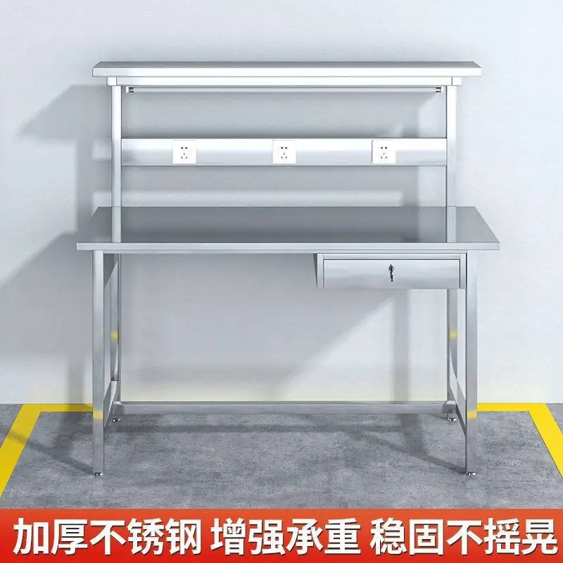Stainless steel workbench factory dust-free workshop assembly line operation bench purification laboratory flat plate inspection