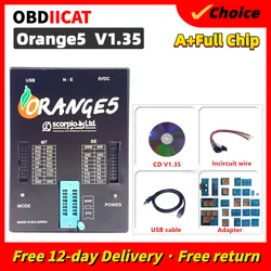 Best Orange5 ECU Programmer OEM Orange 5 Full Adapters V1.35 Orange5 Plus Full Universal Programmer Orange5 Programming Car Tool