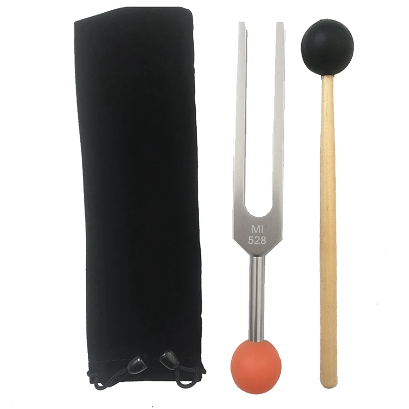 

MI528 Aluminum Alloy Tuning Fork 528HZ With Bead Base For Healing Chakra, Sound Therapy, Reliever Stress