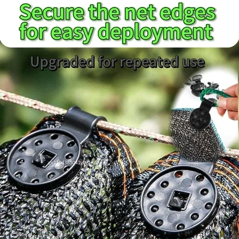5-100PCS Shading Cloth Lock Clip, Greenhouse Shading Cloth Fixing Clip, Fence Shading Net Clip, Camping Tent Accessories
