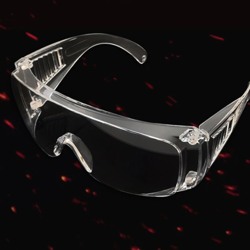 Cycling Glasses Totally Closed Labor Protection Goggles Transparent Dust-Proof Splash-Proof Sports Goggles