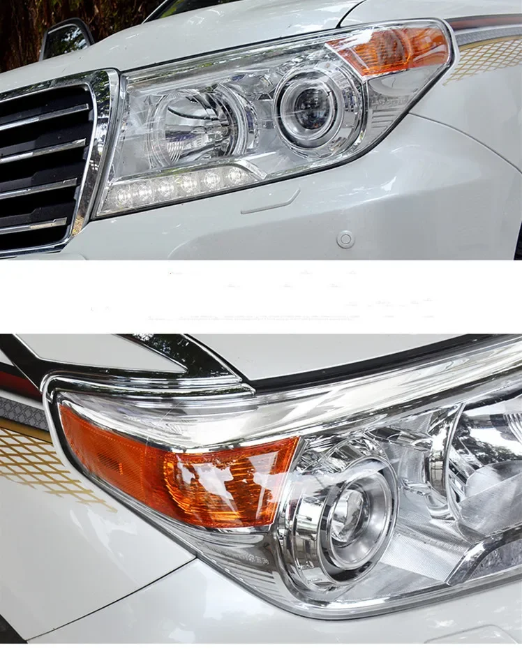

Car LED Headlight Assembly for Toyota Land Cruiser LC200 08-15 DRL Daytime Running Light Accessories
